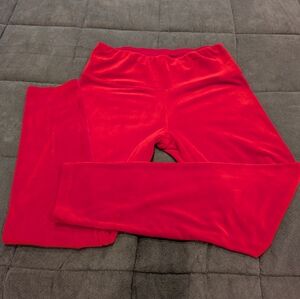 Red light weight velour jogging suit. Size 8/10 M, Scent Treasures brand